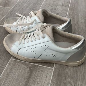 Steve Madden golden goose inspired tennies